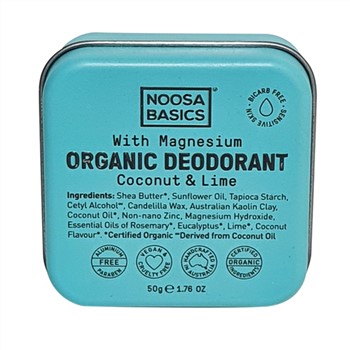 Noosa Basics Deodorant Tin Coconut Lime 50g