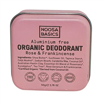 Noosa Basics Deodorant Tin Rose & Frankincense 50g
