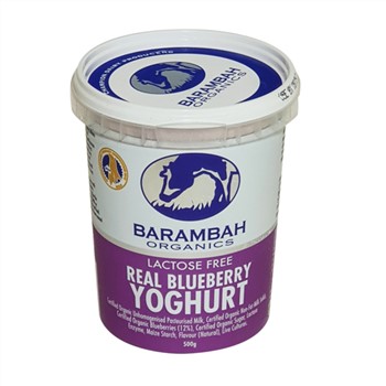 Barambah Yoghurt Blueberry 500g