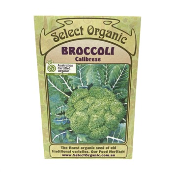 Broccoli Calibrese Select Organic Seeds