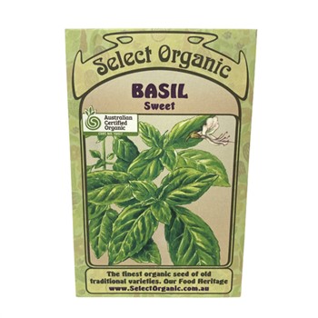Basil Sweet Select Organic Seeds