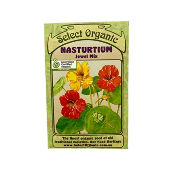 Nasturtium Jewel Mix Select Organic Seeds