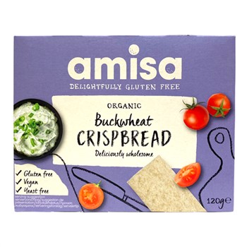 Amisa Buckwheat Crispbread Crackers 120g