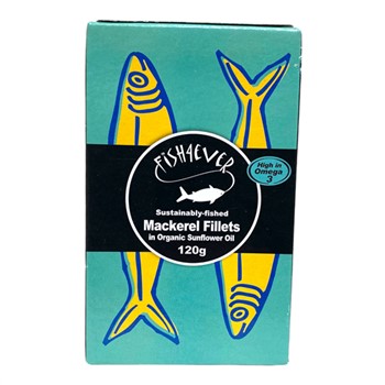 Fish 4 Ever Mackerel in Sunflower Oil 125g
