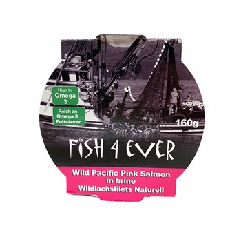 Fish 4 Ever Wild Pacific Pink Salmon in Brine 170g