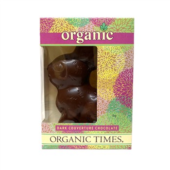 Organic Times DARK Chocolate Easter Bunny 70g