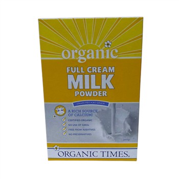 Organic Times Full Cream Instant Milk Powder 300g