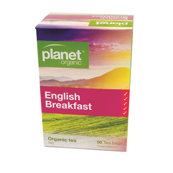 Planet Organic English Breakfast Tea 50 Bags