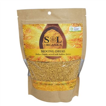 Sol Organics Moong Dhal 400g