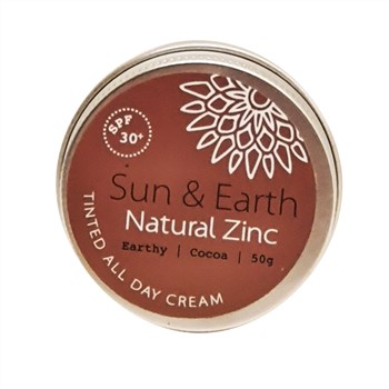 Sun & Earth All Day Tinted Zinc Earthy Cacao 50g