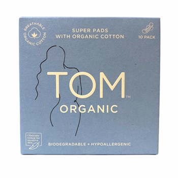 TOM Organic Super Pads 10 pack
