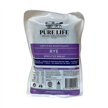 Pure Life Sprouted Bakery Rye Bread 1kg