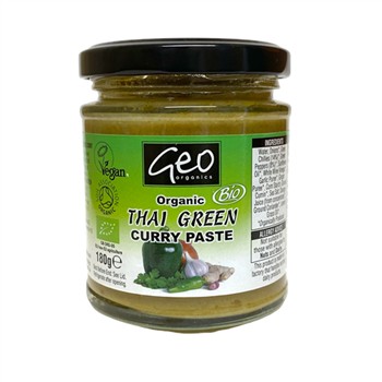 Geo Organics Thai Green Curry Paste 180g