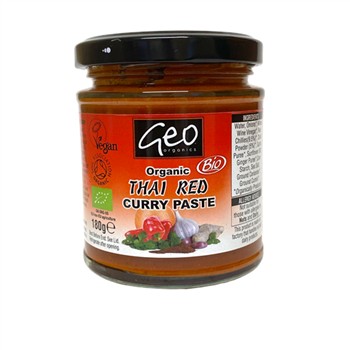Geo Organics Thai Red Curry Paste 180g
