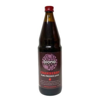 Biona Cranberry Pure Pressed Juice 750mL