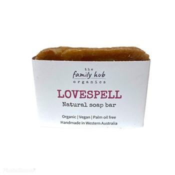 The Family Hub Organics Soap Lovespell 110g