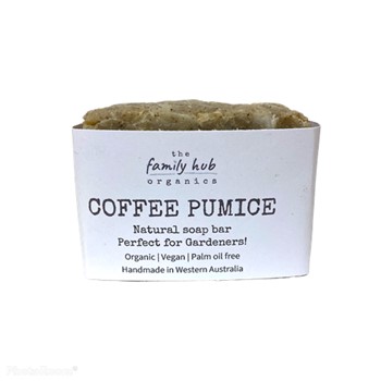 The Family Hub Organics Soap Coffee Pumice for Gardeners 110g