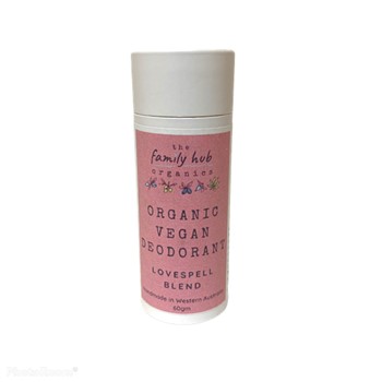 The Family Hub Organics Vegan Deodorant Lovespell Blend 60g