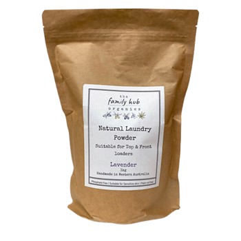The Family Hub Organics 1kg Lavender Laundry Powder