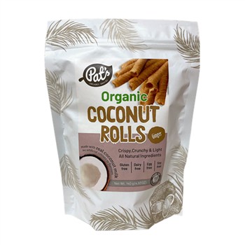Pat's Coconut Rolls Ginger 140g
