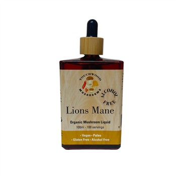 Touchwood Lion's Mane Mushroom Liquid Alcohol Free 100mL