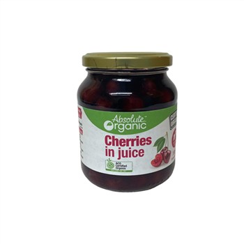 Absolute Organic Cherries in Juice 350g