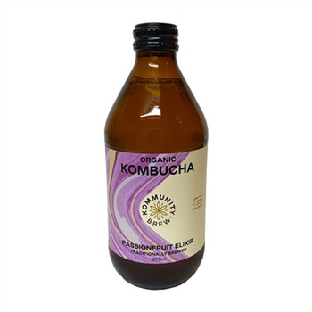 Kommunity Brew Passionfruit Elixir Kombucha 375mL