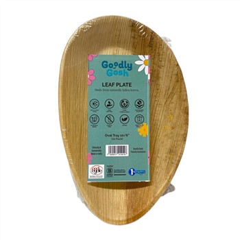 Goodly Gosh Oval Leaf Plate 10/6" (10 pack)