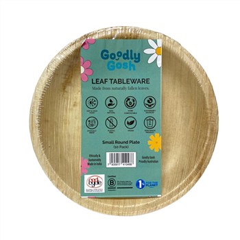 Goodly Gosh Round Leaf Plate Small (10 pack)