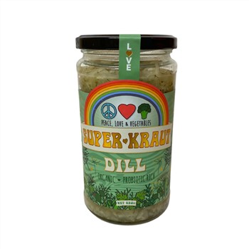 Peace, Love & Vegetables Sauerkraut Dill 580g