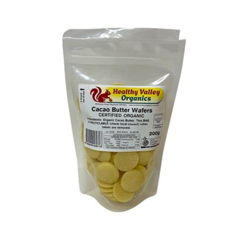 Healthy Valley Cacao Butter Wafers 200g