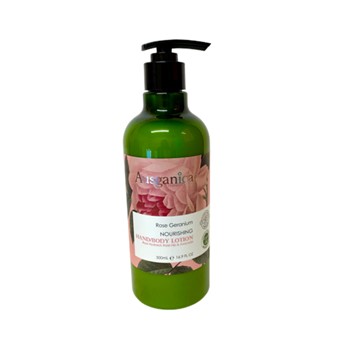 Ausganica Lotion for Hand & Body Rose Geranium 500mL