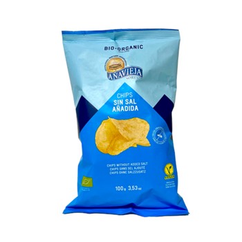 Anavieja Potato Chips No Added Salt 100g