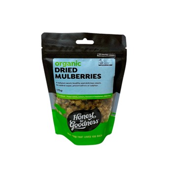 Honest to Goodness Dried Mulberries 175g
