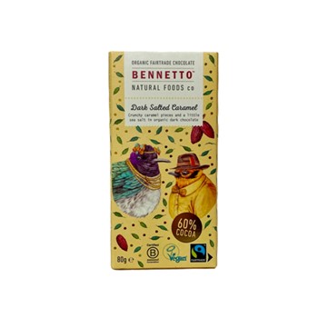 Bennetto Dark Chocolate Salted Caramel 80g