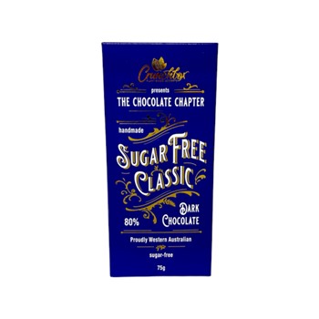 Crunchbox 80% Vegan Chocolate Sugar Free Classic 75g