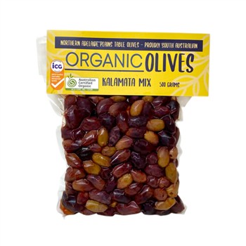 Northern Adelaide Plains Kalamata Mix Olives Vac Pack 500g