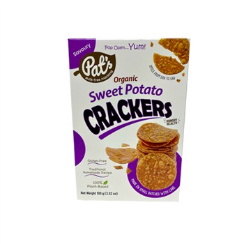 Pat's Crackers Sweet Potato 100g