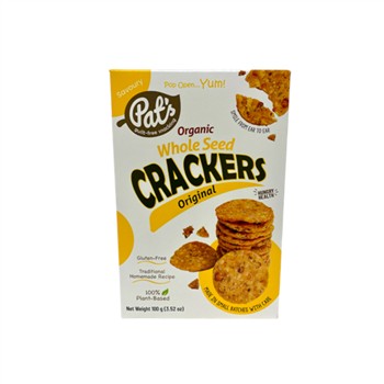 Pat's Crackers Whole Seed 100g