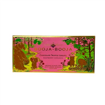 Booja-Booja Chocolate Truffle Loglets Raspberry Scrunch (Vegan and GF Free) 115g