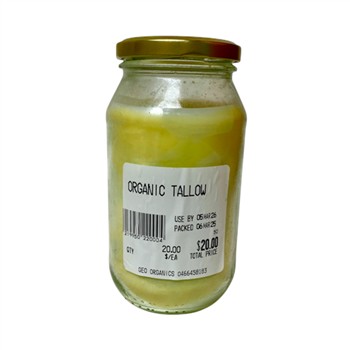 Geo Organics Beef Tallow 500g