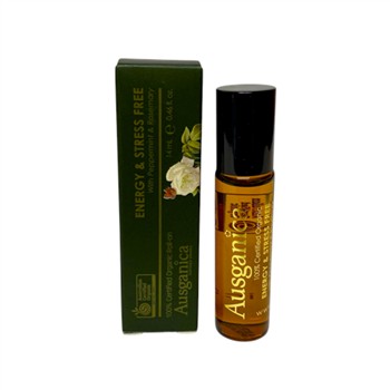 Ausganica Essential Oil Roll-On Energy & Stress Free 14mL