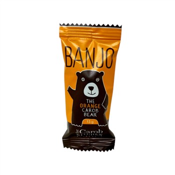 The Carob Kitchen Banjo Bear Orange 15g