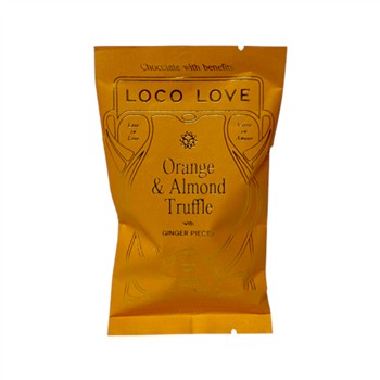 Loco Love Chocolate Orange & Almond Truffle With Ginger 35g