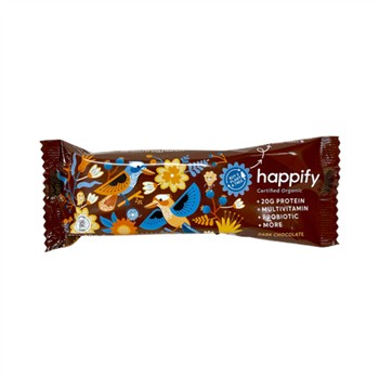 Happify Protein and Multivitamin Bar Dark Chocolate 80g