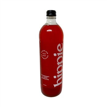 Hippie Kombucha Cranberry and Rose 750ml