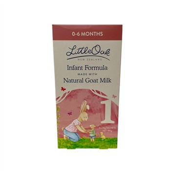 Little Oak Natural Goat Milk Formula Infant Sachets 6 x 30g