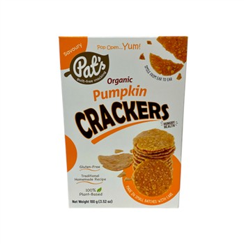 Pat's Crackers Pumpkin 100g