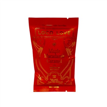 Loco Love Maple Macadamia Caramel  With Tasmanian Sea Salt 35g