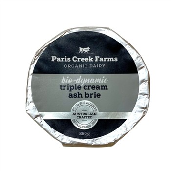 Paris Creek Ash Brie Cheese Triple Cream 280g